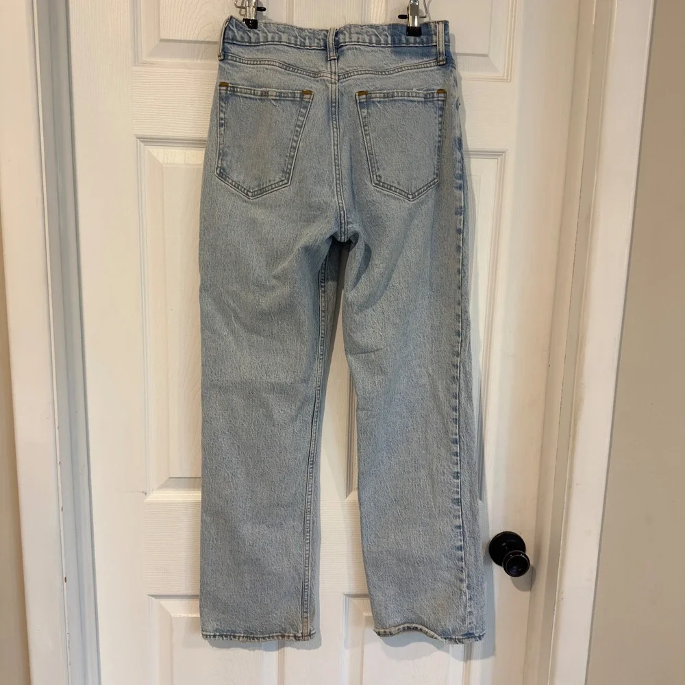 Abercrombie & Fitch Curve Love The 90s Baggy Low Rise Jeans Light Wash 26 2R
